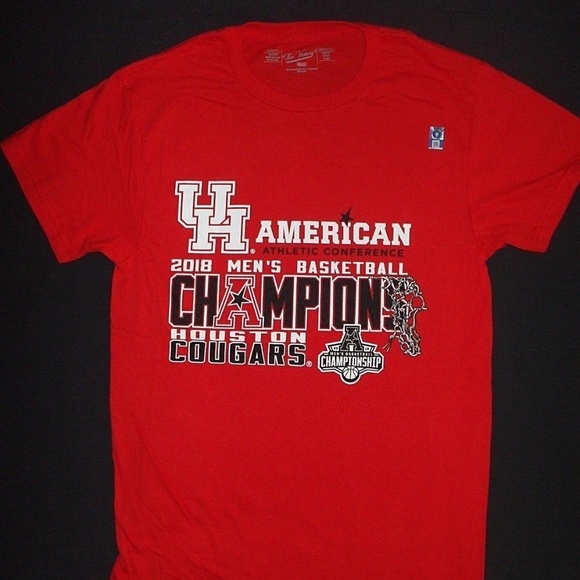 Victory Brand Other - University Houston Cougars Basketball T- Shirt Red Victory Brand Other - University Houston Cougars Basketball T- Shirt Red